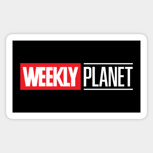 Weekly Planet (light on dark) Sticker